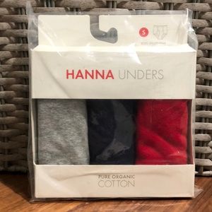 Hanna Andersson Boys Underwear 3pk size:Small